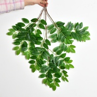 Feuilles artificielles de haute qualité en soie, feuillage d'arbre de locuste, verdure pour la décoration de mariages, événements et fêtes