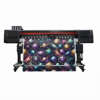 Mesin Cetak Eco Solvent Outdoor 8 Warna Kustomisasi, Printer Inkjet Presisi Tinggi dengan Dua Kepala Cetak I3200