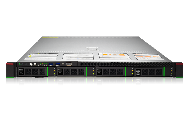 Original Genuine Fufront FG1U010R 1U Rack Server Xeon 4114 CPU 10x 2.5 HDD Bays 64GB DDR4 RAM in Stock