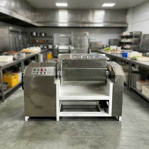 Mezcladora de Masa Horizontal Comercial con Capacidad de 100 kg, Mezcladora de Harina para Hacer Dumplings, Pasta y Fideos, Precio de la Máquina Industrial para Mezclar Masa - Product Image 1