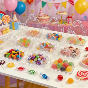 Customizable Transparent Acrylic Handbag Wedding <strong>EID</strong> Favor Candy <strong>Box</strong> Custom <strong>Gift</strong> Bags Favor <strong>Box</strong> - Product Image 5