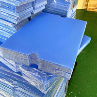 Feuille ondulée PP de 2 à 12mm/carton ondulé blanc antistatique ESD/feuilles de plastique ondulé de 4x8