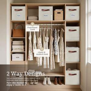 Organizador de Ropa Cuadrado Flexible Personalizable, Plegable, Ahorra Espacio, Sostenible, Multifuncional - Product Image 4