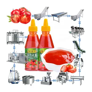 Ligne de production de tomates ketchup ORME Ligne de production de conserves de tomates Petite machine de production de sauce tomate