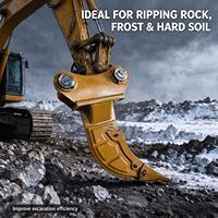 Ripper Excavator Tugas Berat Satu Gigi untuk Batu Keras dan Tanah Beku, Aksesoris Excavator