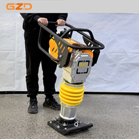 Fabricant OEM/ODM GZD, machine de compactage de chantier 220v 380v, compactage du sol, moteur électrique 3kW, compacteur à marteaux