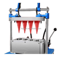 Nouvelles machines à cornets de glace en acier inoxydable, machines à cornets roulés, machines à cornets de sucre, machines à cornets de pizza, prix d'usine