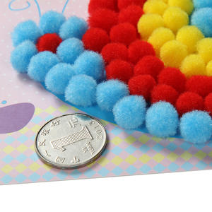 Çocuk Pom Pom Pom çizim DIY el yapımı yaratıcı sopa resim yapma malzemeleri paketi anaokulu oyuncaklar - Product Image 4