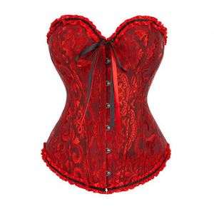 Kostum bordir korset Gotik gaun korset atas dengan rok Burlesque cospset wanita - Product Image 3