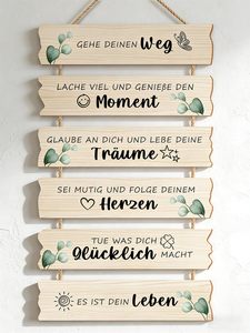 Regalos de Confirmación y Consagración para Jóvenes, Letreros Decorativos de Madera Natural Ecológicos para Colgar en la Pared con Frases Inspiradoras para Niños y Niñas - Product Image 2