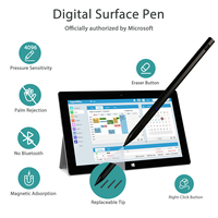 Écriture de contrôle tactile d'autorisation officielle avec stylo de tablette de Surface de sensibilité à la pression 4096 pour ordinateur portable Microsoft Go X