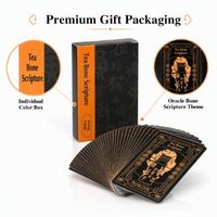Cartes à Jouer Personnalisées Chaguwen - Papier Écologique Durable, Logo Personnalisé & Design en Relief, Matériau Flexible pour Utilisation Promotionnelle