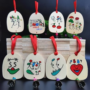 Tablero de oración de madera de gran oferta, placa colgante de madera de deseos personalizada para tablero en blanco de madera japonesa - Product Image 2