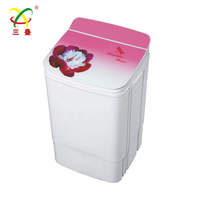 Portable Mini Single Tub Washing Machine Electric Washer for Camping Travel Apartment Household Small Washer