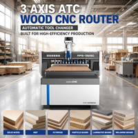 Machines CNC pour le travail du bois, routeur CNC ATC 4X4 1200 X 1200 2140 1325 ATC pour la fabrication de portes en bois