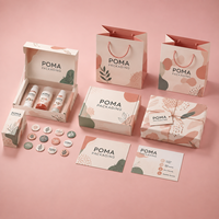 Cajas Personalizadas de Lujo, Caja de Cartón, Empaque de Cartón para Cosméticos, Belleza, Regalos, Caja Magnética Plegable de Papel