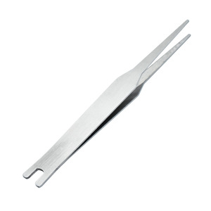 Pincettes en acier inoxydable, multifonctions, à pointe émoussée, de type épais, pour la réparation de composants électroniques, de pièces de rechange et d'outils - Product Image 5