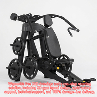 Máquina de Press de Pecho Inclinado con Carga de Discos para Gimnasios Comerciales, Entrenamiento de Fuerza Pectoral Superior y Centros de Musculación