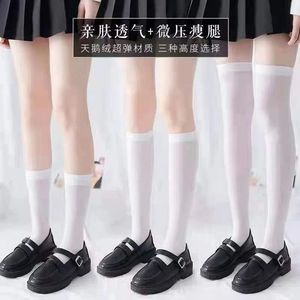 Women's Thigh High Socks Solid Color Anti-slip Breathable Over The Knee Socks For Youth Casual Wear - Product Image 5