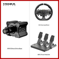 Volant et pédalier de simulation de course professionnels MOZA R9 V3 en gros pour jeux de course sur PC