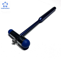 High Quality Double-Headed Steel Reflex Hammers Manual Power Source Polish Finish Colorful Percussion Tool