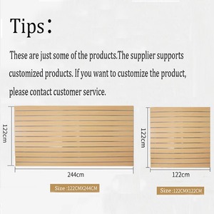 Tấm Ván <span class=keywords><strong>Mdf</strong></span> Slatwall 18Mm Tấm Ván <span class=keywords><strong>Mdf</strong></span> Hiện Đại Sinh Thái - Product Image 5