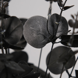 Bouquet d'eucalyptus artificiel noir Greenway, 16 fourches, style sombre, fleurs décoratives pour les fêtes et les festivals - Product Image 3
