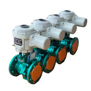 โรงงานผลิตแอคชูเอเตอร์ LQ3-50A เชื่อมต่อกับวาล์ว DN65 Q941F46-16C แบบหน้าแปลน  วาล์วบอลแก๊สแบบฟลูออรีนไลน์ OEM - Product Image 1