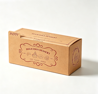 Boîte cadeau en papier imprimé rétro française, boîte à dessert pliable pour bonbons, biscuits, friandises, emballage pour fêtes et cadeaux de fête