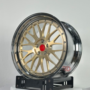 Jantes de voiture de course en or brossé de 19 à 24 pouces pour voitures de luxe, forgées en 2 ou 3 pièces, compatibles avec BS LM LeMans - Product Image 1