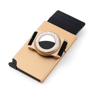 Hot Sale Pop up Metal <b>Wallet</b> Card Case RFID Blocking Minimalist Slim Credit Pop up Aluminum Card <b>Holder</b> Billeteras Inteligentes - Product Image 3