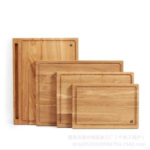 Planche à découper en bois d'acacia Edeldings 81x8x2 cm, rectangulaire, pour la cuisine, planche à découper en bois massif, utilisation sur comptoir - Product Image 2