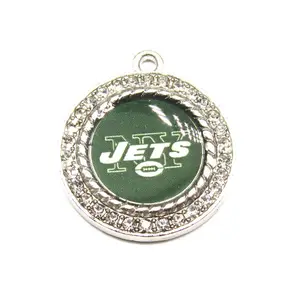 Custom Fashion Sports Style American Football Team Pendant New York Jets Pendant Necklace NFL 32 Team Logo Pendant