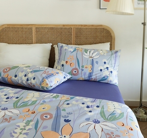 OEKO-TEX Tùy Chỉnh Bộ Đồ Giường Thiết Lập OEM 100% Cotton <span class=keywords><strong>Bedsheet</strong></span> Thiết Lập Sang Trọng In Ấn Thiết Kế Comforter Thiết Lập - Product Image 3