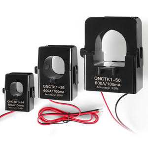 CE ROHS CT 분할형 전류 변환기 클램프 250A/50mA 600A 100mA 스냅온 전류 센서 분할형 CT 400A ~ 100mA 200A/50mA - Product Image 1