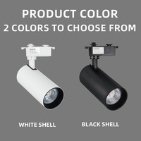 Spot LED sur rail moderne 20W 30W pour intérieur, éclairage commercial, projecteur sur rail pour supermarché