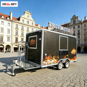 Remolque de Comida Móvil de Fibra de Vidrio para Dulces y Snacks, 4m de Largo, Servicio de Catering Comercial al Aire Libre con Ventana - Product Image 5