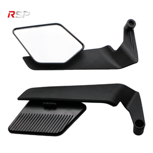 Rétroviseurs pliables universels RSP pour <span class=keywords><strong>moto</strong></span>, fixation sur maître-cylindre, en plastique ABS, paire de rétroviseurs plats pour scooter et <span class=keywords><strong>moto</strong></span> de route - Product Image 5