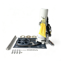 Moteur tubulaire pour porte roulante Weiyu haute performance IE4 AC1500 208 240V monophasé 200W 20RPM 50Hz étanche