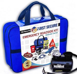 Tùy chỉnh bên đường Hỗ trợ yếu tố cần thiết kit công cụ khẩn cấp Kit Jumper Cáp Viện trợ đầu tiên <span class=keywords><strong>Auto</strong></span> xe an toàn cảnh báo tam giác - Product Image 1