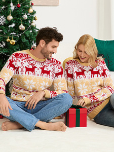 2025 Custom Bulk Elk Snowflake Jacquard <strong>Christmas</strong> <strong>Jumper</strong> Knit Men Women Kids Classic <strong>Christmas</strong> Sweaters <strong>Family</strong> - Product Image 6