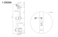 Bras de robot collaboratif de précision à commande multi-terminale, entraîné par un moteur 48V DC 500W, facile à utiliser, pour l'assemblage industriel