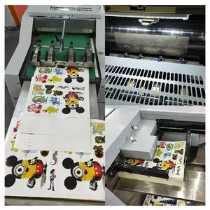 Dapeng 4055 sterven snijmachine voor stickers rotary blade papierrol snijmachine sterven cutter voor papier rillen/kiss snijden