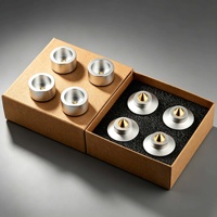 Accessoires de haut-parleur conique de haute qualité, support à pointes, amortisseur de vibrations audiophile HIFI, coussinets d'amortissement 1,0-5W, boîte de 4 pièces