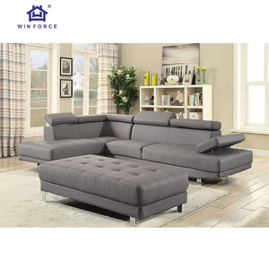 <span class=keywords><strong>Divano</strong></span> <span class=keywords><strong>Angolare</strong></span> a L in Velluto Design Nordico con Chaise Longue Convertibile e Poggiatesta Regolabile per Soggiorno - Vendita Diretta dalla Fabbrica - Product Image 2