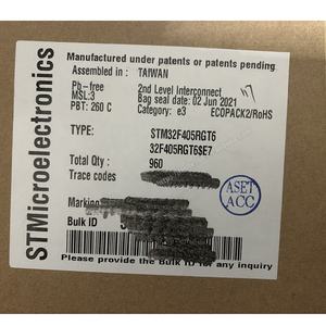 Chip <span class=keywords><strong>IC</strong></span> Stm32f405 Stm32f Mcu braccio a 32 bit M4f 1024kb Flash 2.5v/3.3v 64-Lqfp STM32F405RGT6 - Product Image 2