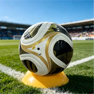 Pallone <span class=keywords><strong>da</strong></span> <span class=keywords><strong>Calcio</strong></span> Professionale Misura 5, Materiale PU, Termosaldato, Cucito a <span class=keywords><strong>Macchina</strong></span>, Alta Precisione, Durevole, Winsun - Product Image 2