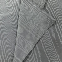 Tissu en polyester moiré, effet visuel 3D, gaufrage pour sacs de créateurs, costumes, vêtements pour femmes, tissu moiré