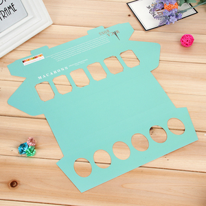 Biểu tượng tùy chỉnh sang trọng gấp rõ ràng bánh bánh macaroon lấy đi Hộp bao bì thực phẩm - Product Image 6