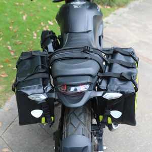 Sac latéral étanche pour siège arrière de moto en stock sacoche de grande capacité pour équitation moto cheval chameau 50L sacoche de selle - Product Image 4